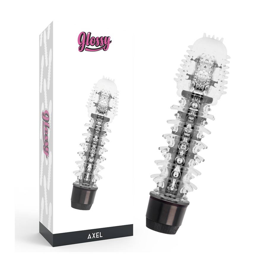 GLOSSY - VIBRATORE AXEL NERO
